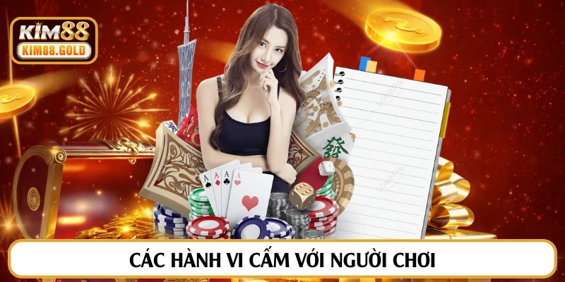 Các hành vi cấm với người chơi